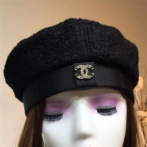 chanel baret|woman caps for women Chanel.